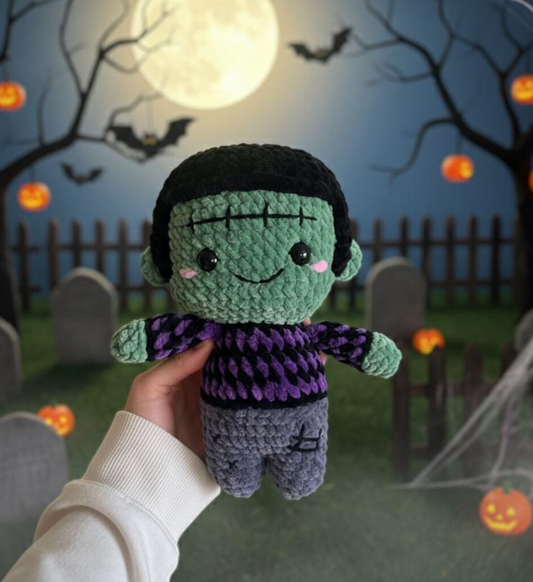 Frankenstein Crochet Pattern | Amigurumi Monster Doll (PDF Pattern)